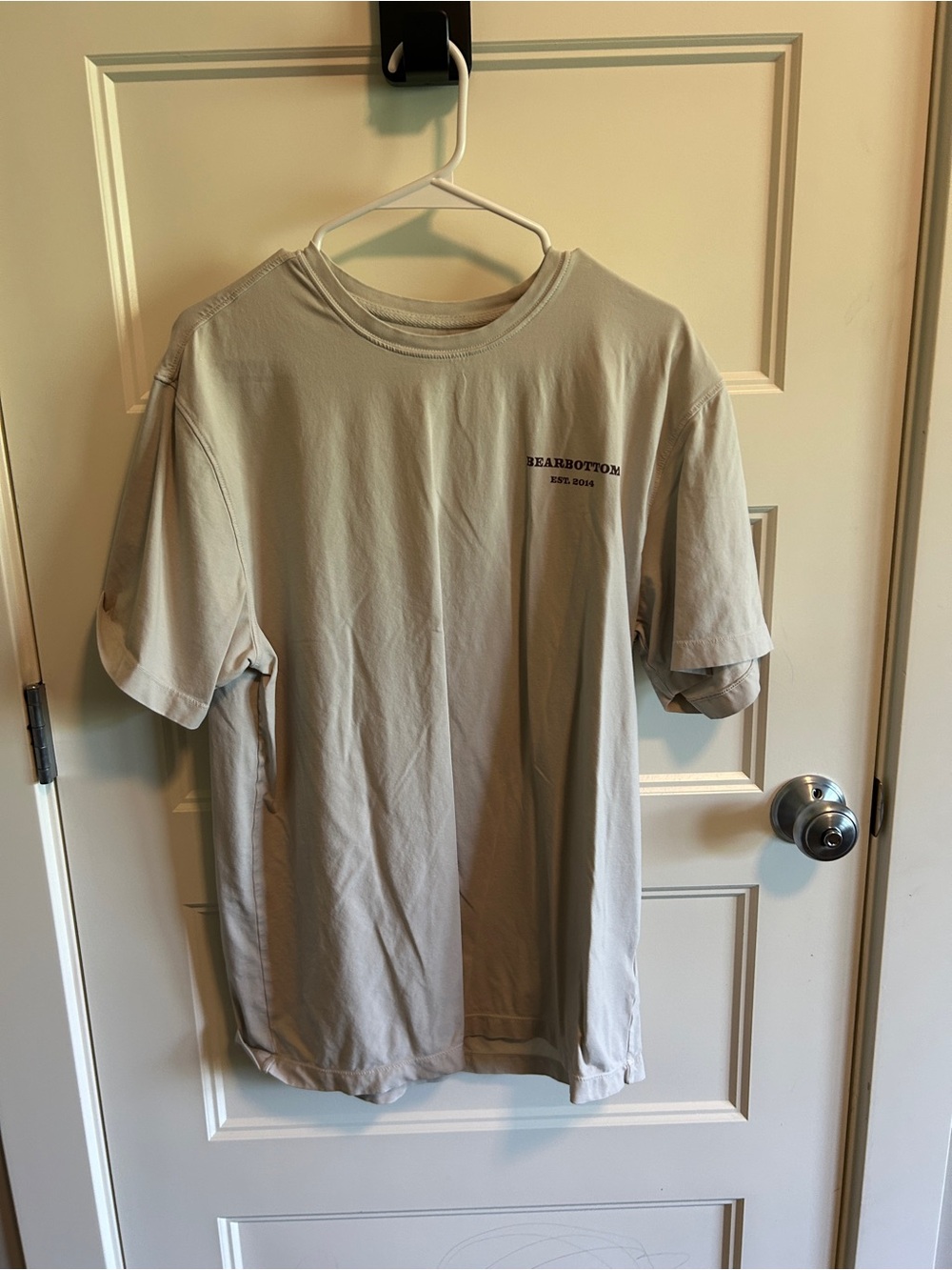 Bearbottom Short-Sleeve Crew T-Shirt in Light Gray